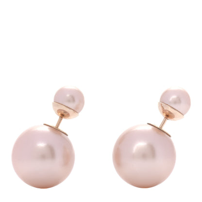 Christian Dior Pearl Mise En Dior Tribal Earrings Pink 1 of 4