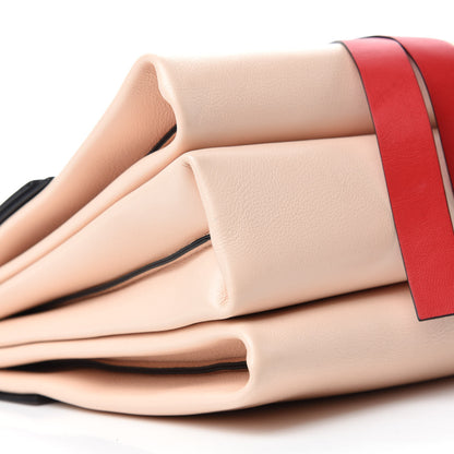 Valentino Garavani Smooth Calfskin Medium VRing Shoulder Bag Rose Cannelle Light Ivory Cerise 7 of 10