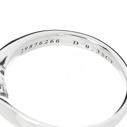 Tiffany Platinum Diamond .35ct Harmony Solitaire Engagement Ring 47 4 6 of 6