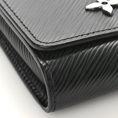 Louis Vuitton Epi Love Lock Twist Chain Wallet Black 7 of 8