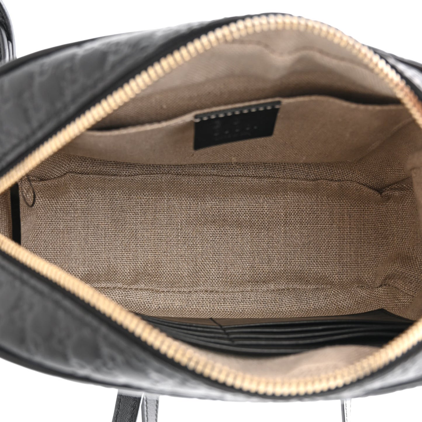Microguccissima Mini Bree Messenger Bag Black