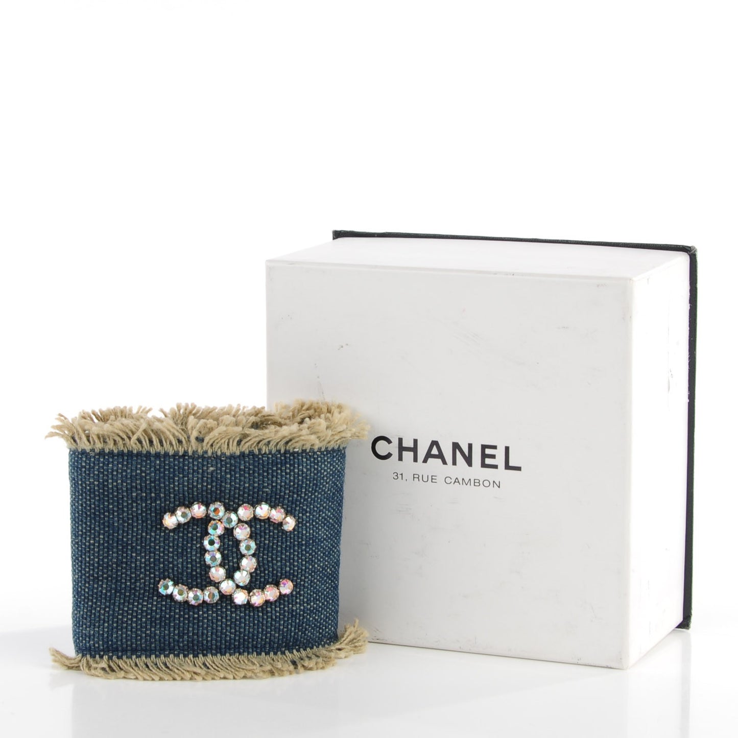 Denim Crystal CC Cuff