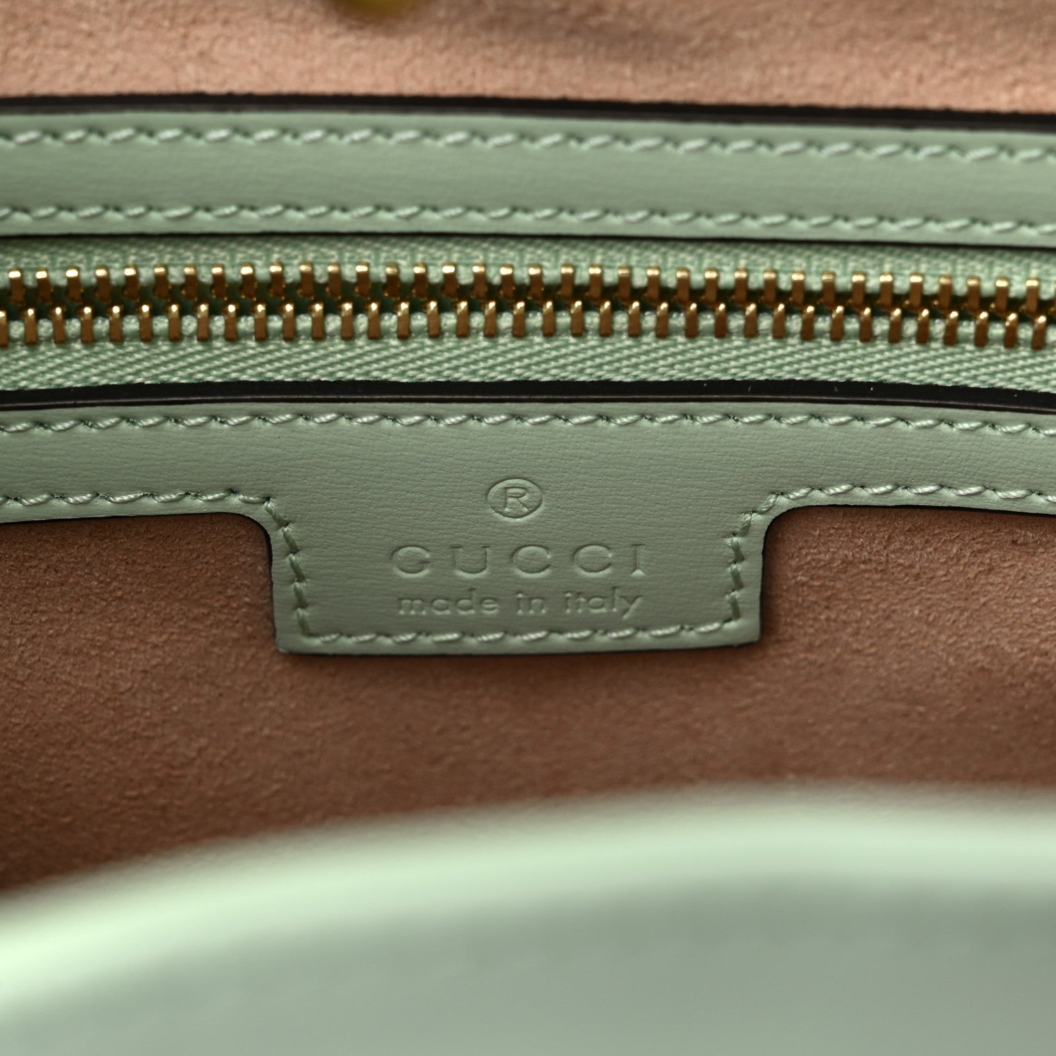 Gucci Boarded Dyana Lux Calfskin Small Jackie 1961 Hobo Tropical Sage 6 of 8