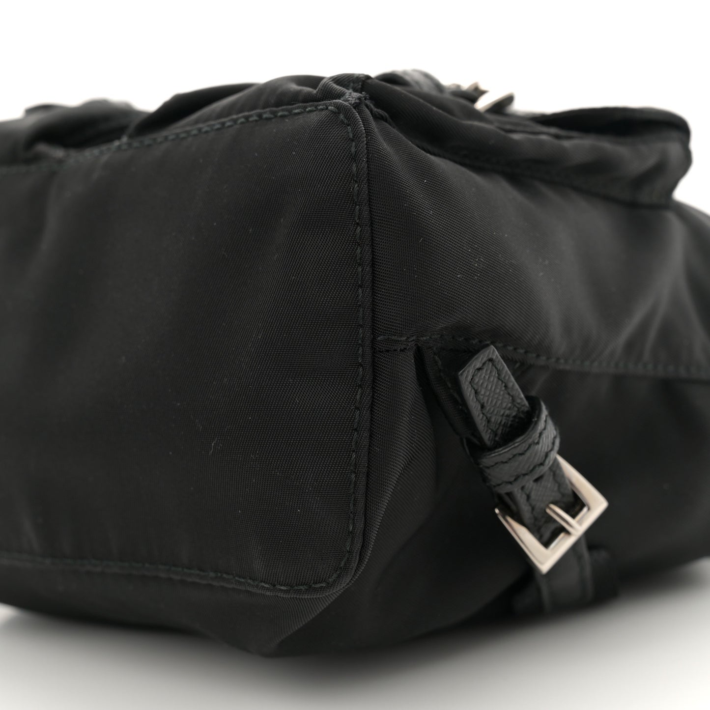 Nylon Vela Mini Crossbody Backpack Black