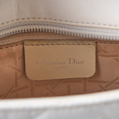Christian Dior Nylon Cannage Medium Lady Dior White 6 of 15