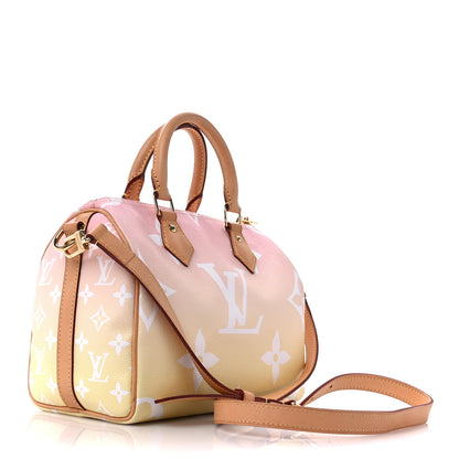 Louis Vuitton Monogram Giant By The Pool Speedy Bandouliere 25 Light Pink 3 of 11