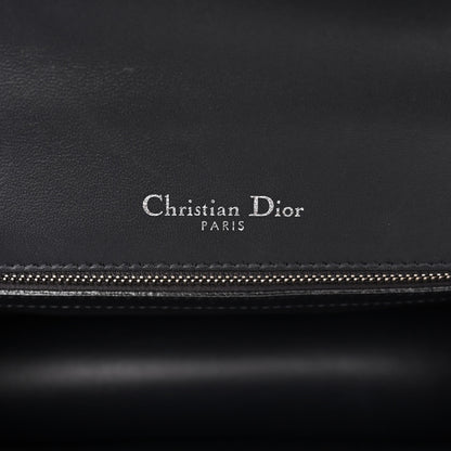 Christian Dior Metallic Patent Micro-Cannage Medium Diorama Flap Bag Silver 6 of 9
