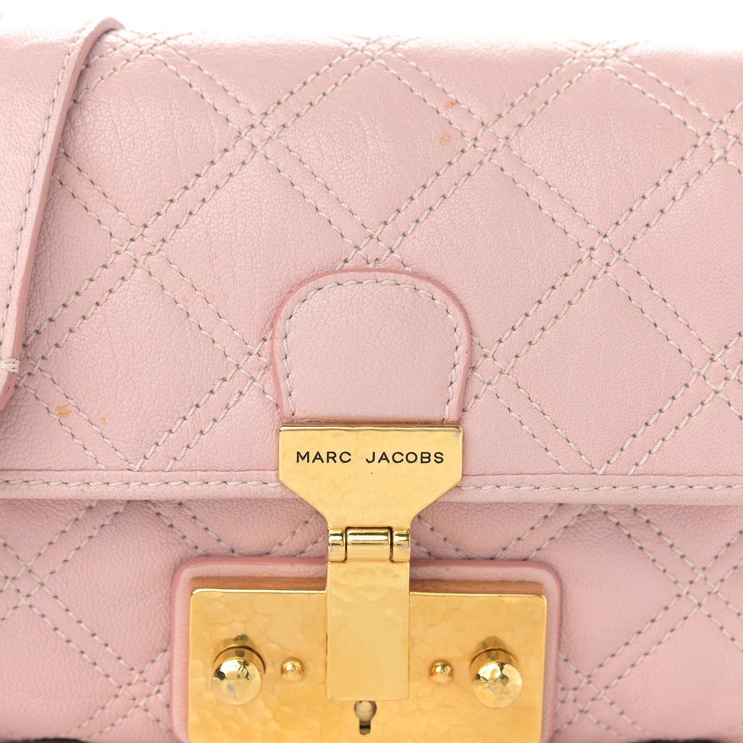 Lacquered Lambskin Baroque Single Flap Pink