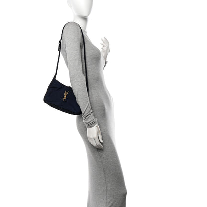 Saint Laurent Econyl Nylon Le 5 A 7 Hobo Navy 2 of 11