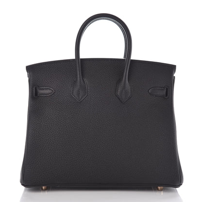 Hermes Togo Birkin 25 Black 4 of 37