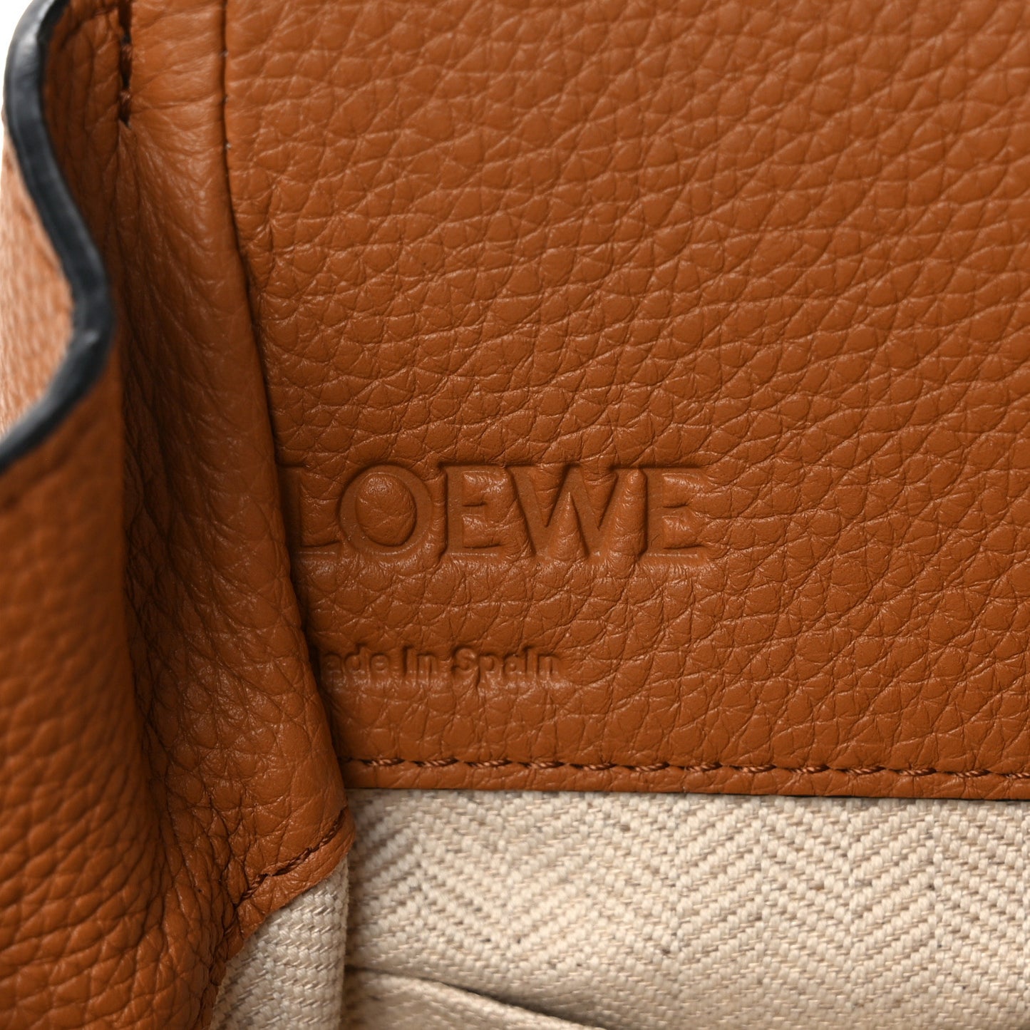 Calfskin Mini Hammock Shoulder Bag Tan