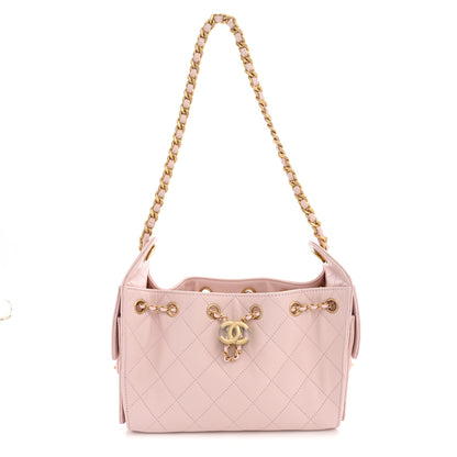 Chanel Caviar Quilted Mini Chanel 25 Handbag Light Pink 1 of 11