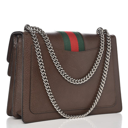 Gucci Textured Calfskin Web Medium Dionysus Shoulder Bag New Acero 3 of 6