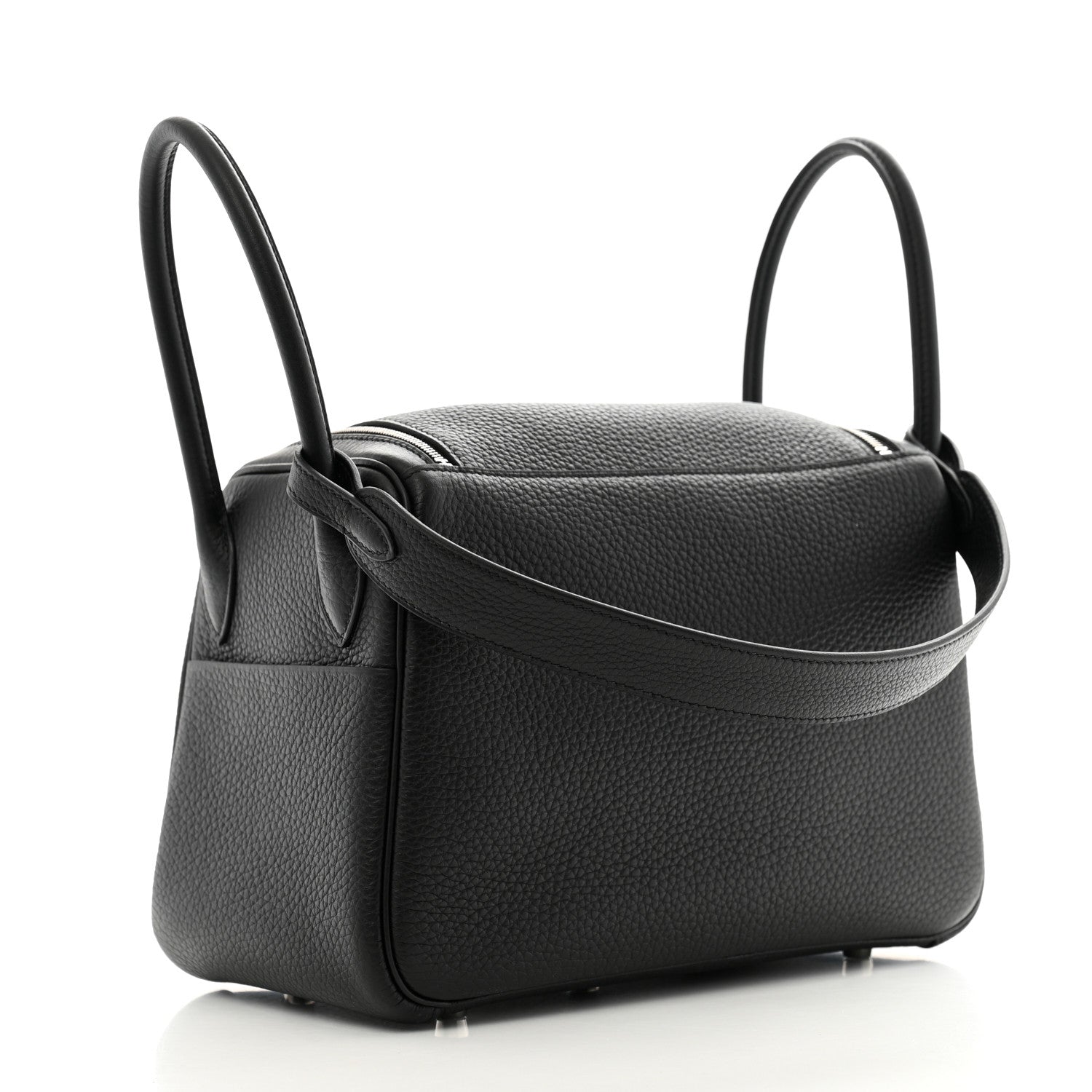 Hermes Taurillon Clemence Lindy 26 Black 3 of 13