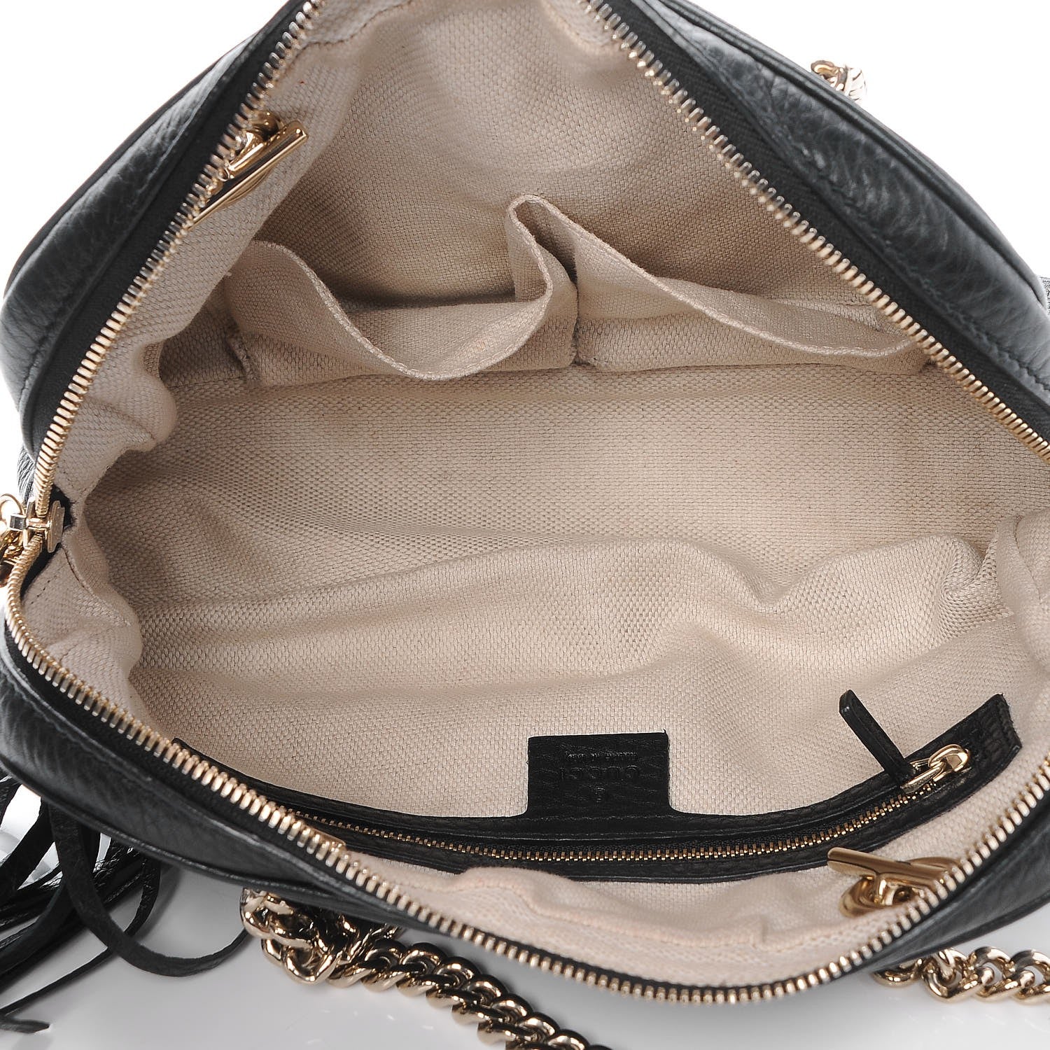 Gucci Pebbled Calfskin Small Soho Bowler Black 5 of 7