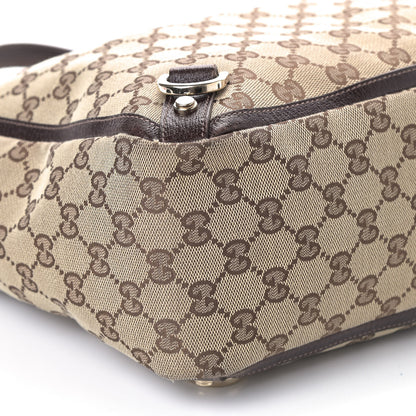 Gucci Monogram Large Abbey Tote Dark Brown 5 of 8