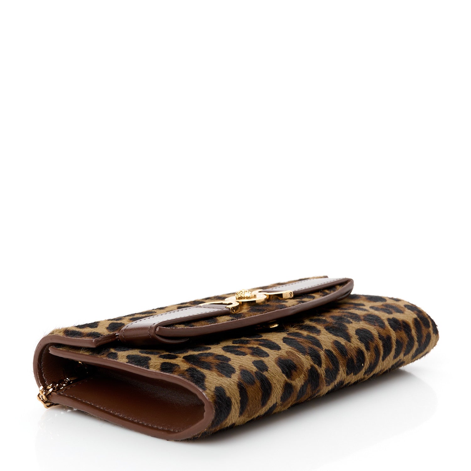 Versace Calf Hair Medusa 95 Wallet On Chain Animalier 4 of 9