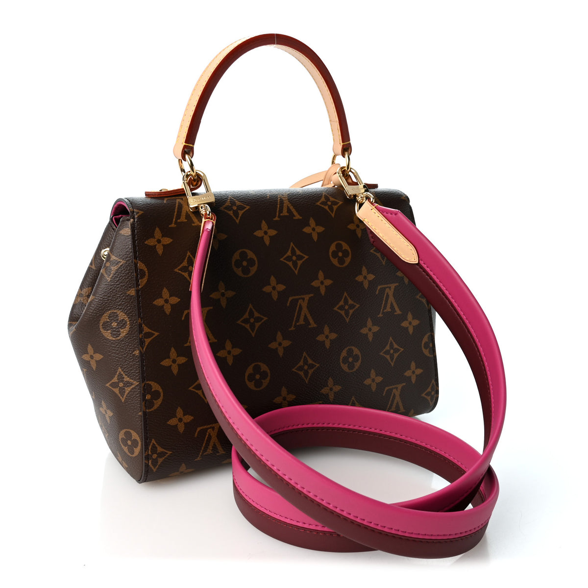 Louis Vuitton Monogram Cluny BB Bordeaux Fuchsia 3 of 9