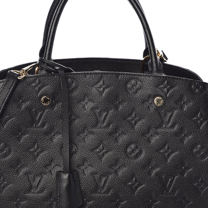 Louis Vuitton Empreinte Montaigne MM Black 8 of 10