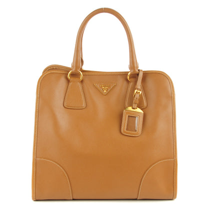 Prada Saffiano Lux Shopping Tote Caramel 1 of 9