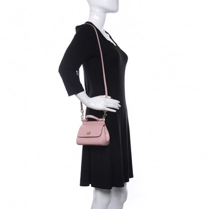 Dolce & Gabbana Dauphine Micro Miss Sicily Satchel Pink 2 of 9