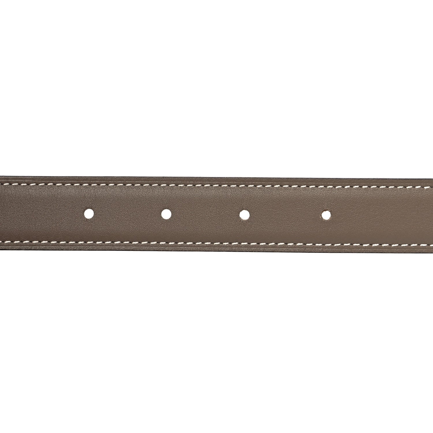 Hermes Epsom Swift 24mm Gamma Belt 85 Etoupe White 4 of 5