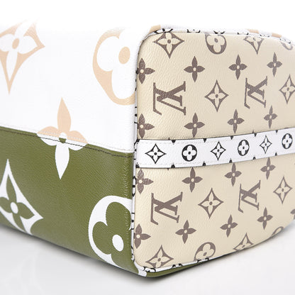Louis Vuitton Monogram Giant Speedy Bandouliere 30 Kaki Beige 8 of 9