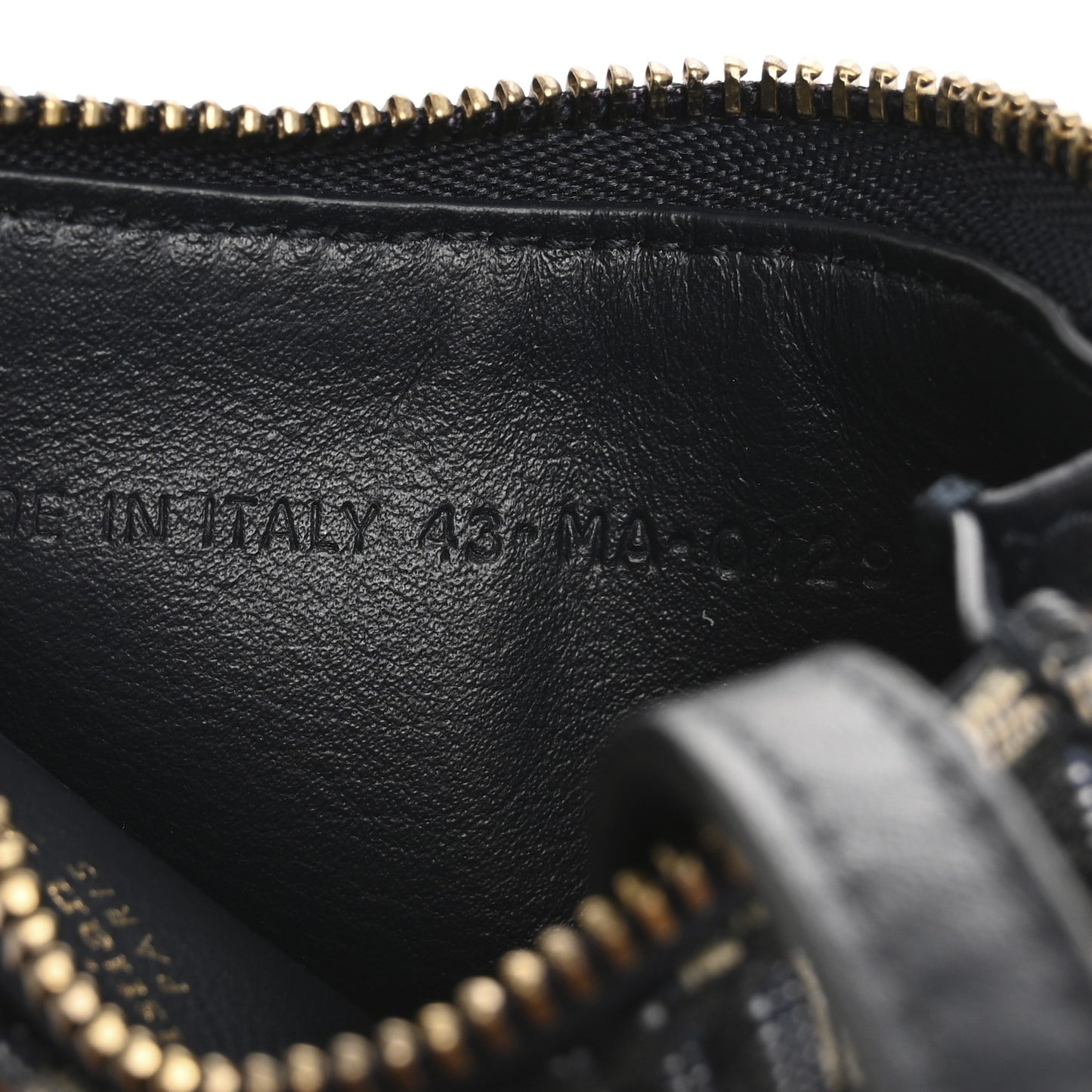 Oblique Saddle Coin Purse Blue