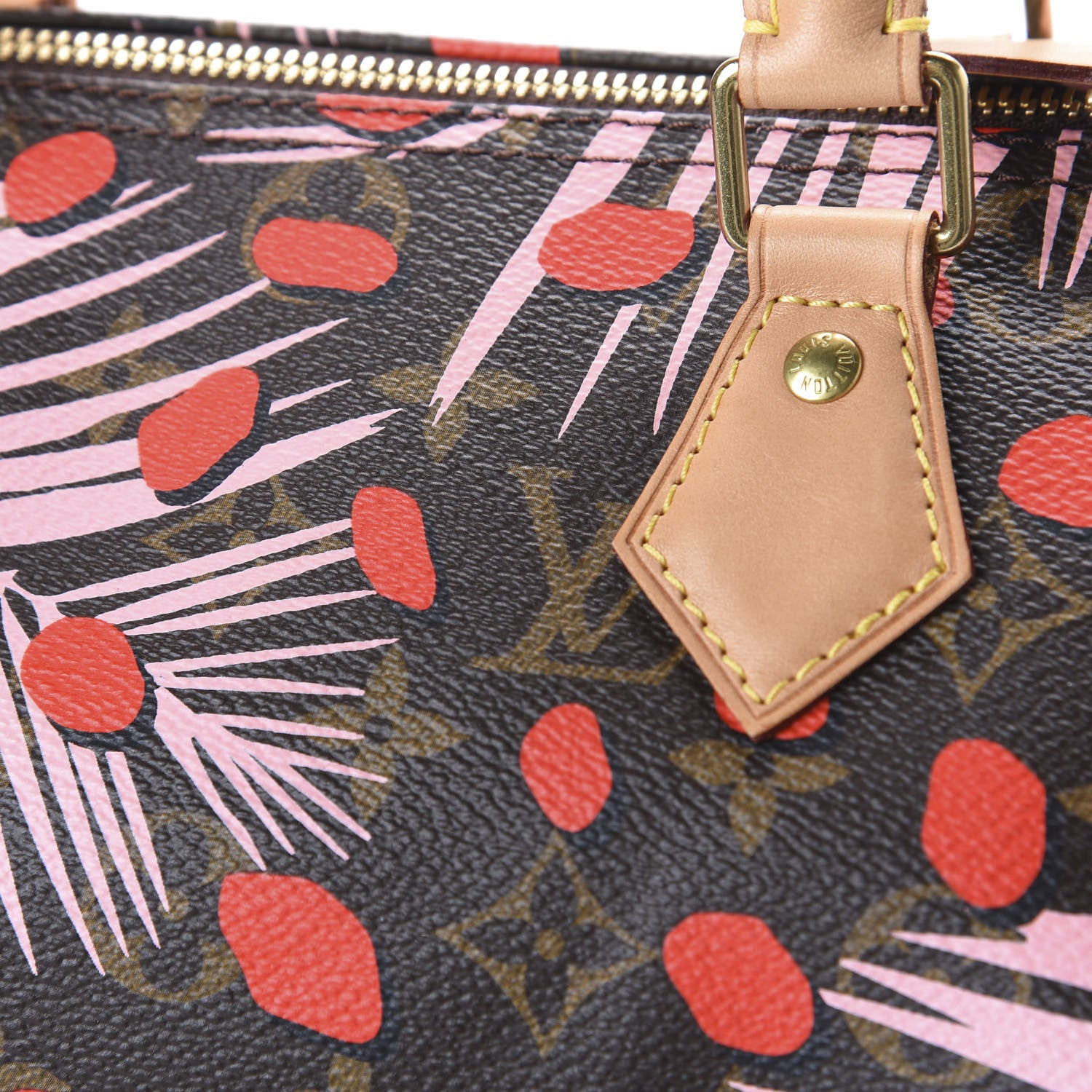 Louis Vuitton Monogram Jungle Dots Speedy 30 Sugar Pink Poppy 9 of 9