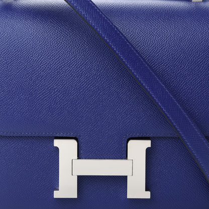 Hermes Epsom Constance 24 Bleu Electrique 10 of 11
