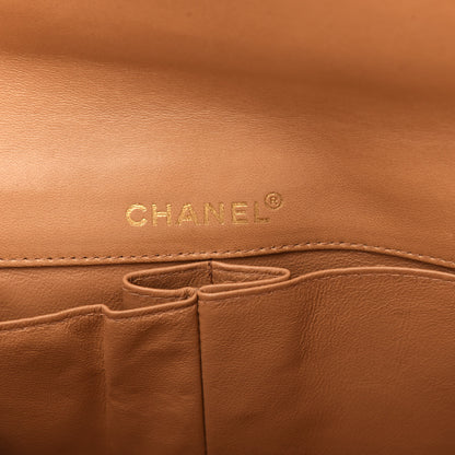 Chanel Lambskin East West Chocolate Bar Flap Beige 6 of 12