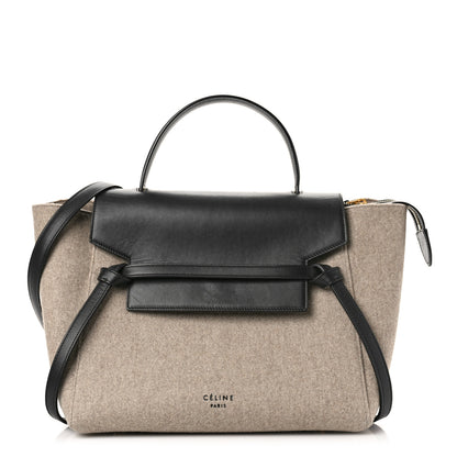 Celine Felt Smooth Calfskin Mini Belt Bag Beige 1 of 11