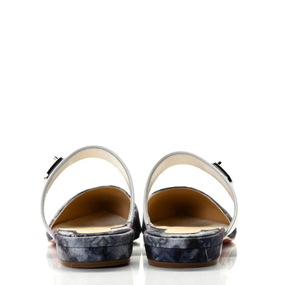 Christian Louboutin Jeans Punk Loubi Choc Lock Flats 37 Multicolor 5 of 11