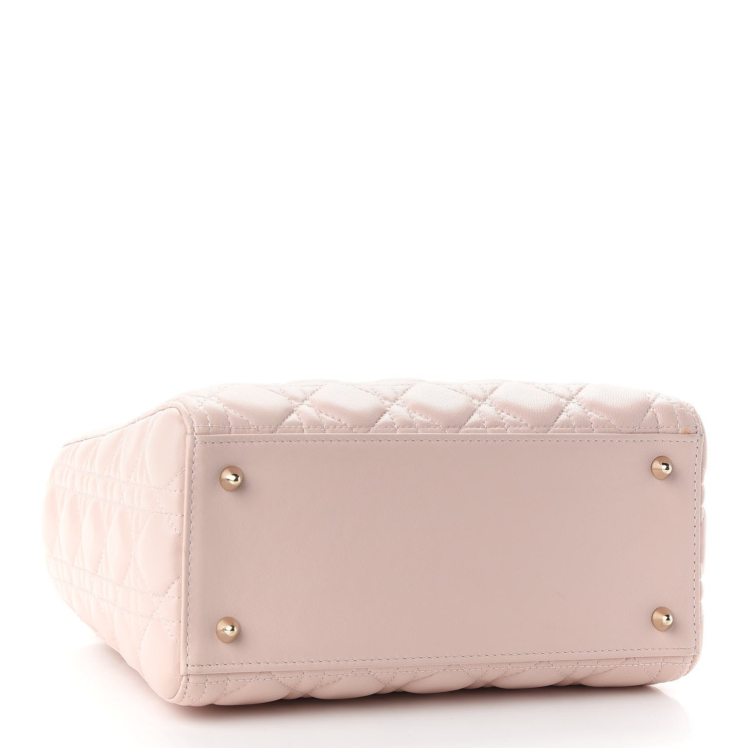 Christian Dior Lambskin Cannage Medium Lady Dior Light Pink 4 of 10