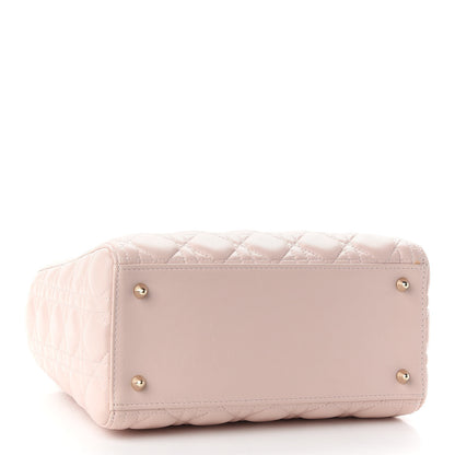 Christian Dior Lambskin Cannage Medium Lady Dior Light Pink 4 of 10