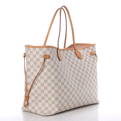 Louis Vuitton Damier Azur Neo Neverfull GM Rose Ballerine 4 of 22