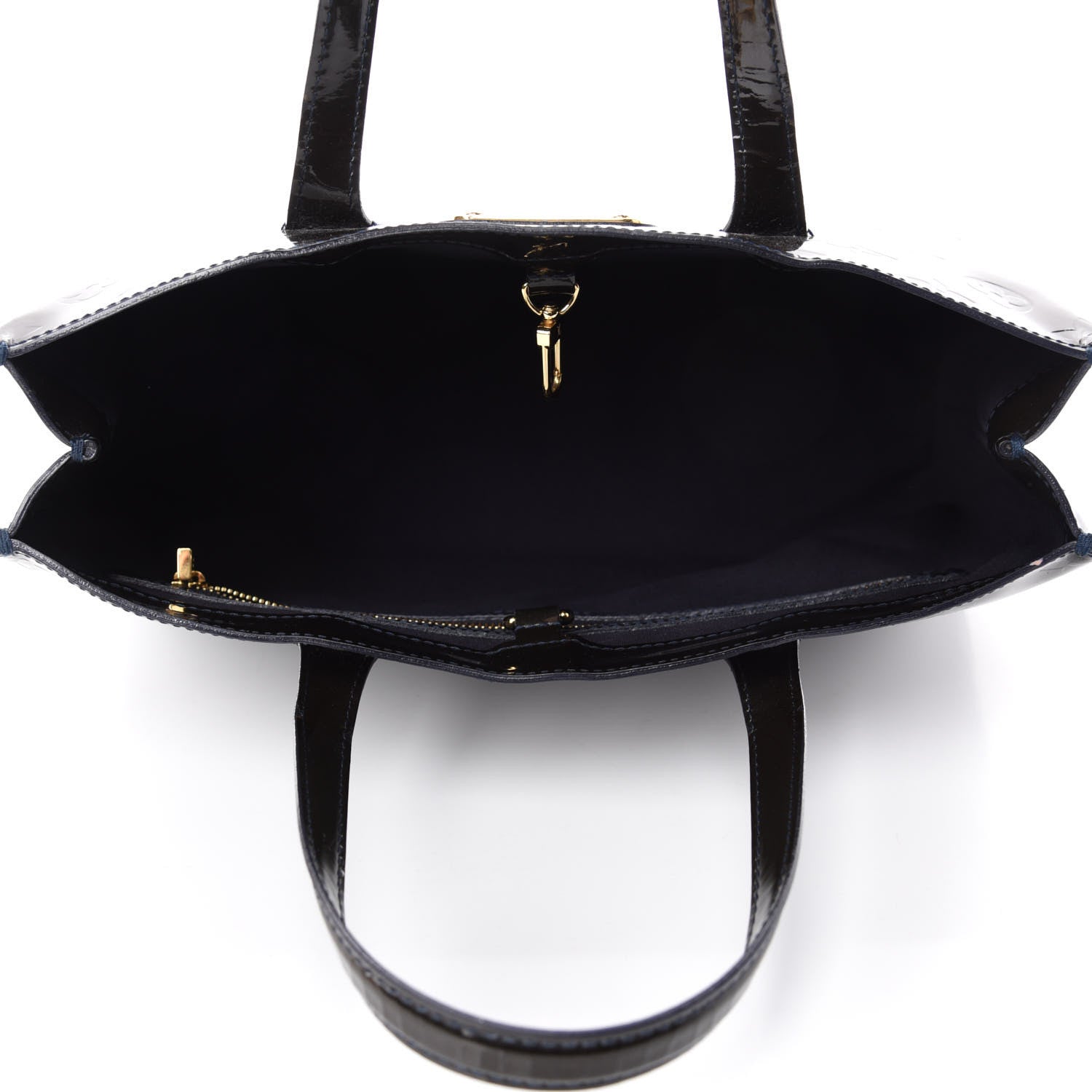 Louis Vuitton Vernis Wilshire PM Blue Infini 5 of 9