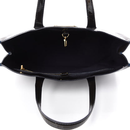 Louis Vuitton Vernis Wilshire PM Blue Infini 5 of 9