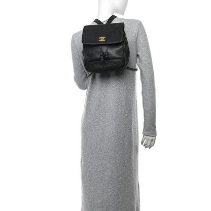 Chanel Caviar CC Backpack Black 2 of 19