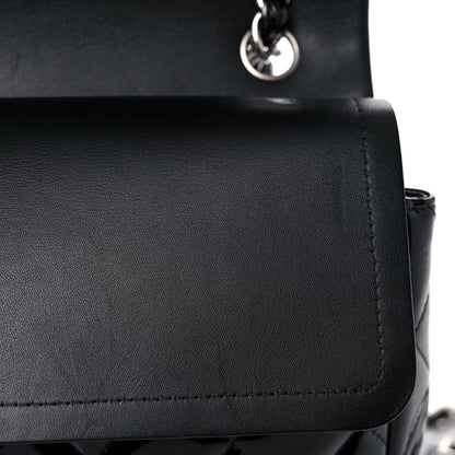 Chanel Patent Quilted Jumbo Double Flap Black 12 of 16