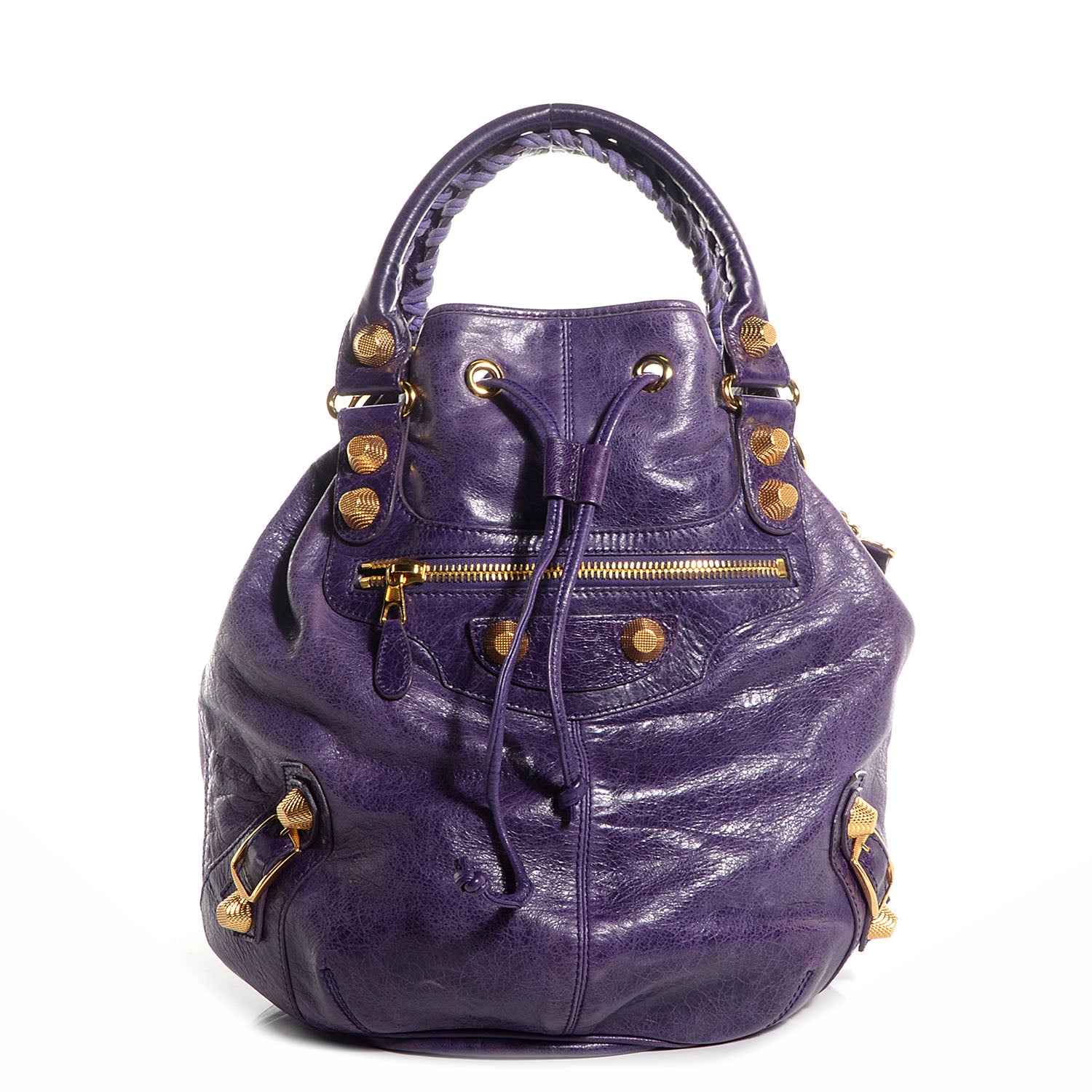Balenciaga Agneau Giant 21 Gold Hardware Pompon Raisin 1 of 10