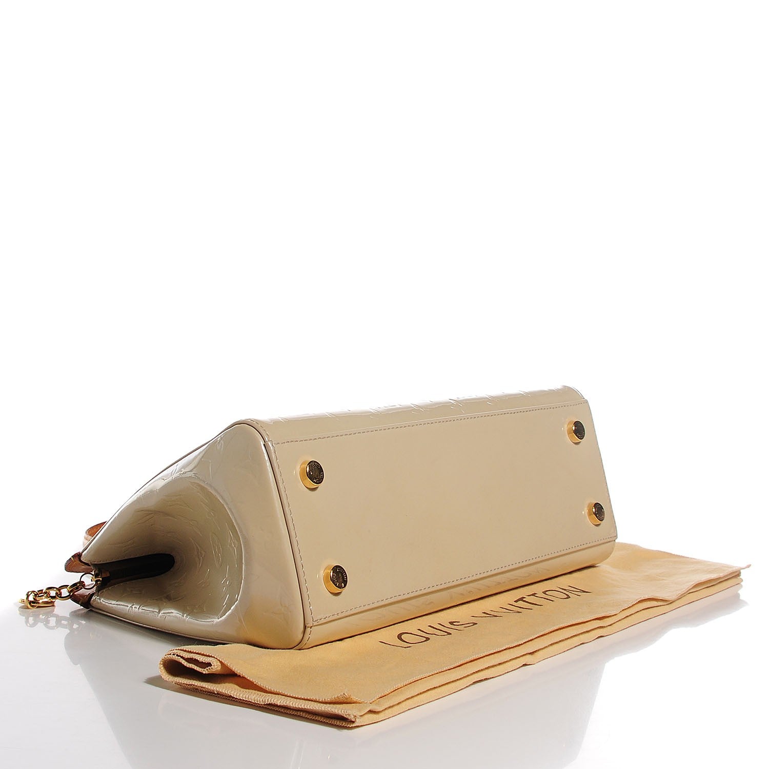 Louis Vuitton Vernis Brea MM Blanc Corail 4 of 8