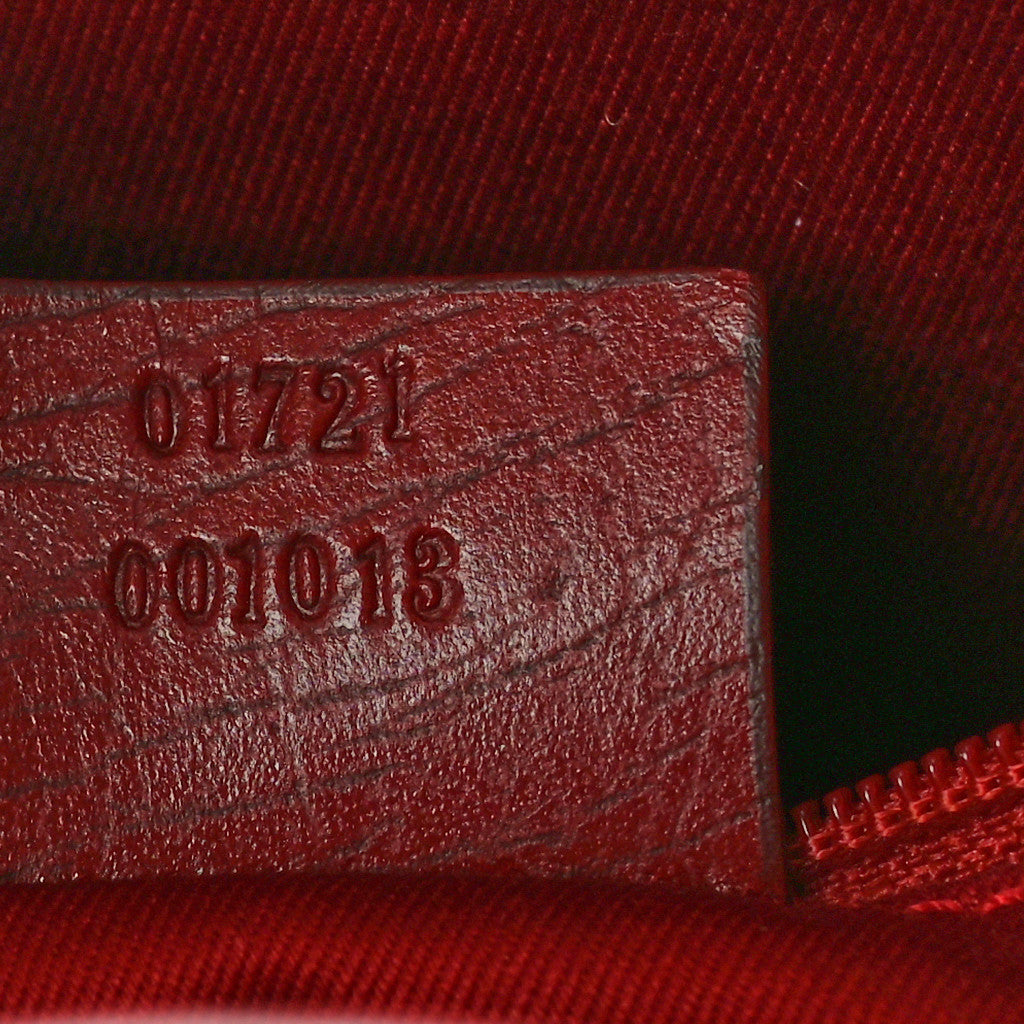 Gucci Monogram Small Bardot Bag Red 7 of 11