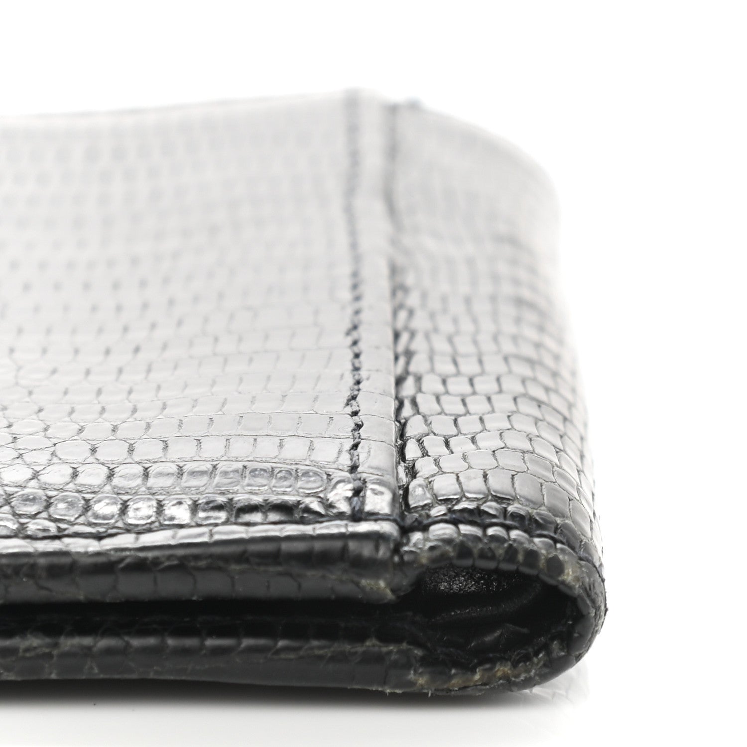 Gucci Lizard Bi-Fold Wallet Black 8 of 10