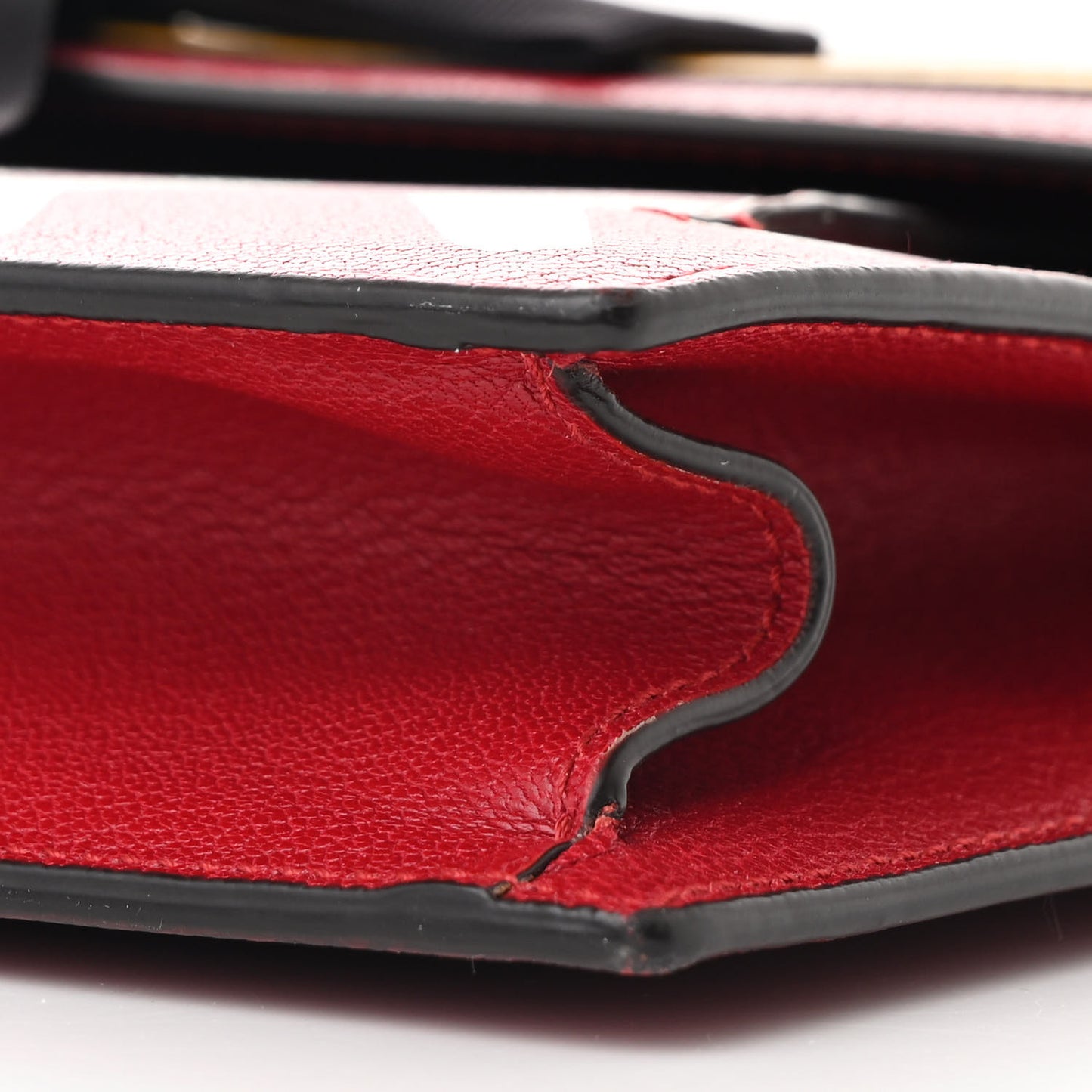 Calfskin Osiride Future Top Handle Bag Red