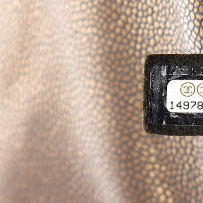 Chanel Metallic Caviar Half Moon Large Flap Bronze 7 of 9