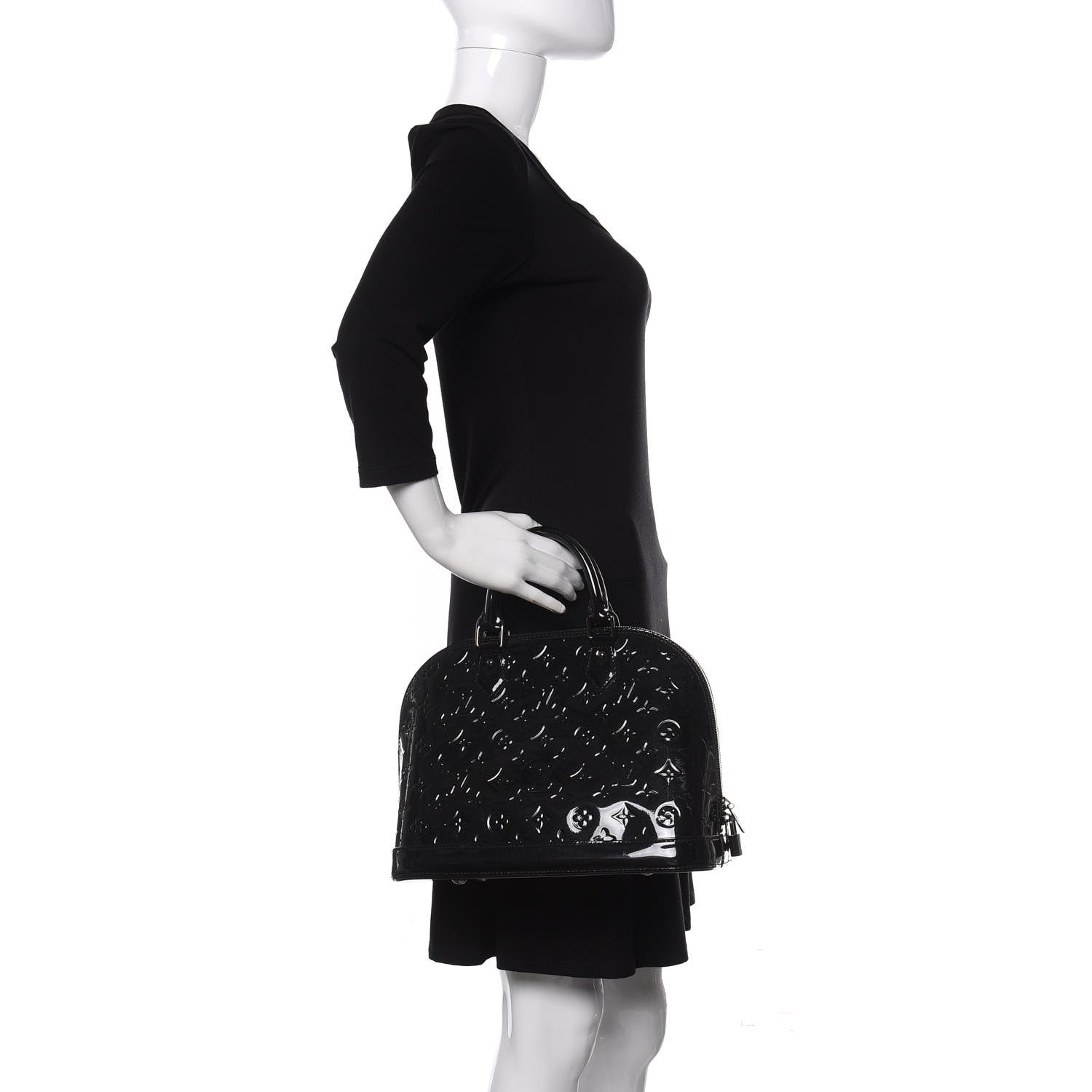 Louis Vuitton Vernis Alma PM Noir Magnetique 2 of 9