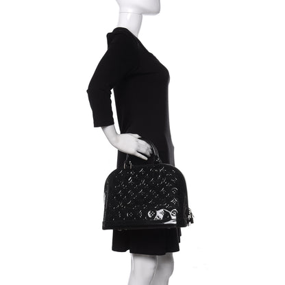 Louis Vuitton Vernis Alma PM Noir Magnetique 2 of 9