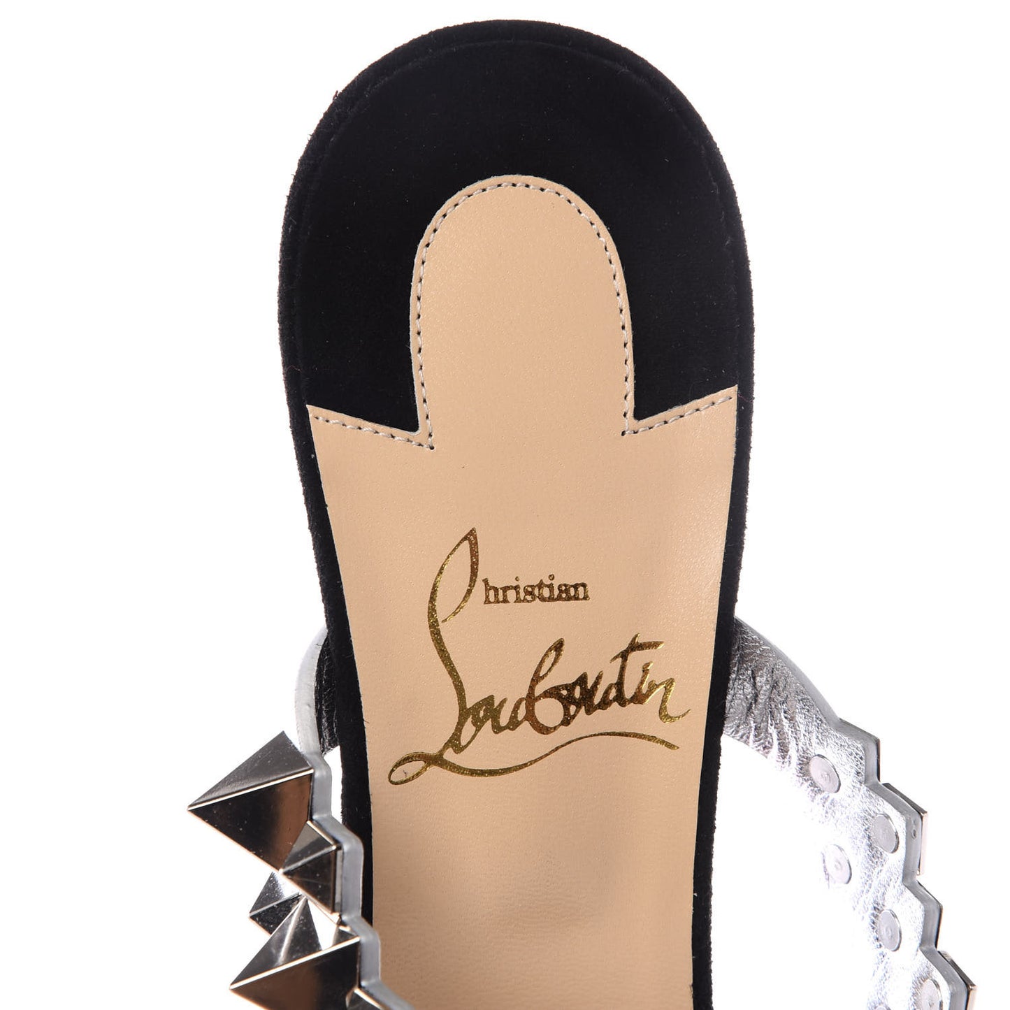 Veau Velours Specchio Planet Choc 80 Mule 38 Black