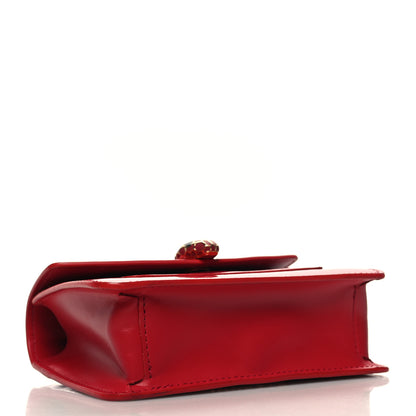 Bulgari Patent Serpenti Forever Mini Shoulder Bag Pink 4 of 11